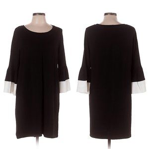 Jane & Delancey Bell Sleeve Black and White Dress